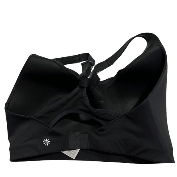 NWT ATHLETA Advance Bra B-G Sz 38F Black Adjustable Straps - Picture 3 of 7